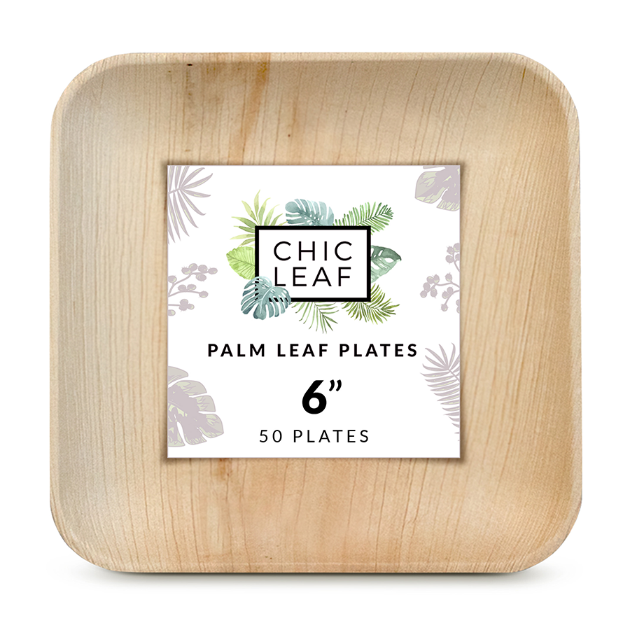 6" Palm Leaf Plates