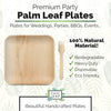 10" Palm Leaf Plates + Forks